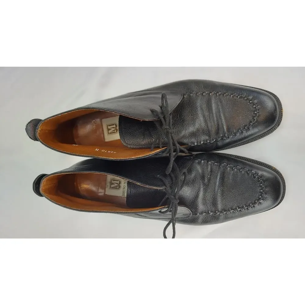 Bruno Magli Men's Leather Chukka Boot Hancrafted Made In Italy Size 8.5 M